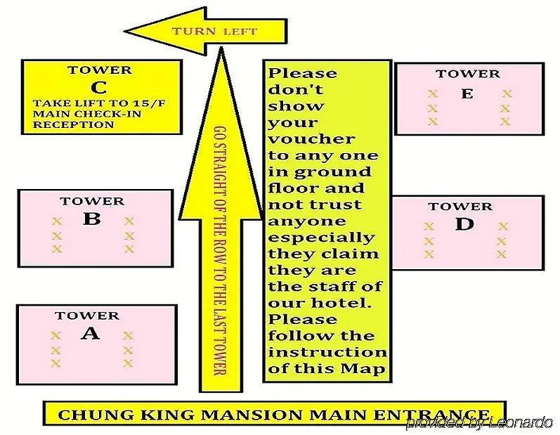 New Chung King Mansion Guest House - Tower C Hong Kong